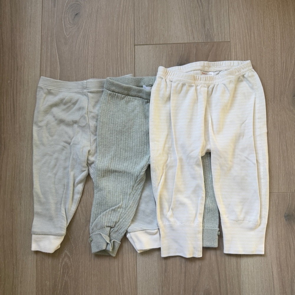 MORI, H&M, Disney Collection Baby Legging & Pant Bundle - Neutral Colors 3-Pack